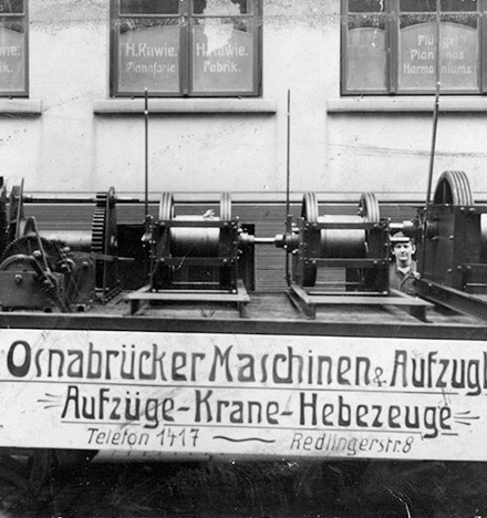 OSMA 1919. Osnabrücker Maschinen und Aufzugbau OSMA 1919. Osnabrücker Maschinen und Aufzugbau