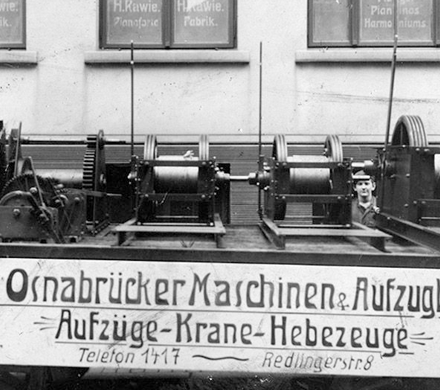 OSMA 1919. Osnabrücker Maschinen und Aufzugbau OSMA 1919. Osnabrücker Maschinen und Aufzugbau