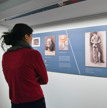Ausstellung zur Frankfurter Altstadt. Foto Petra Welzel Ausstellung zur Frankfurter Altstadt. Foto Petra Welzel