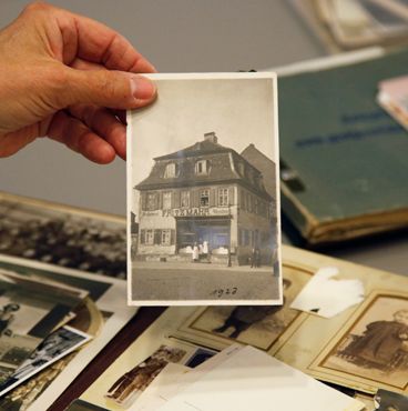 Wurstfabrik um 1917. Foto: Uwe Dettmar